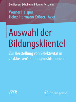 cover image of Auswahl der Bildungsklientel